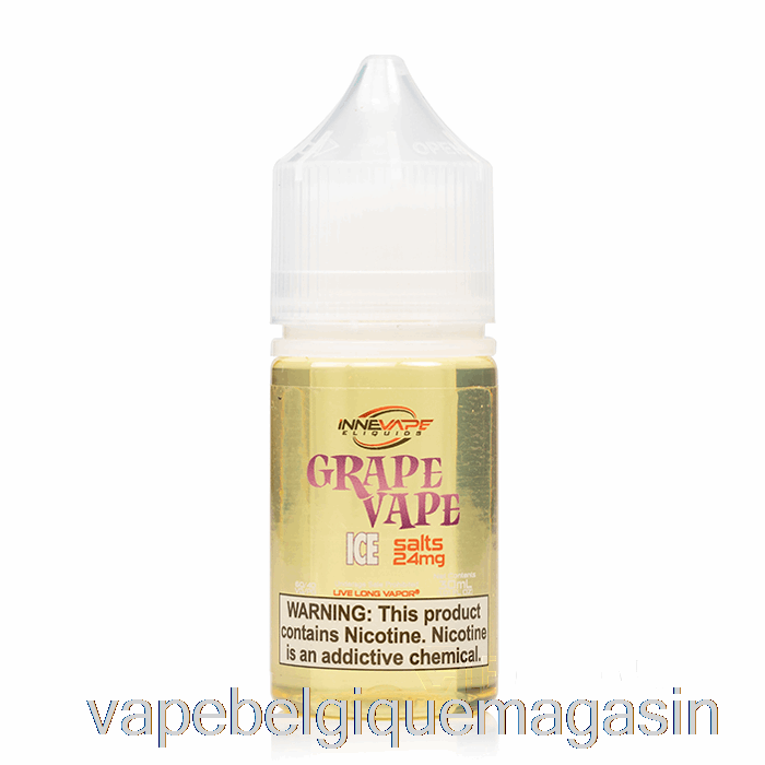 Sels De Glace Raisin Vape Jetables - E-liquide Innevape - 30ml 24mg